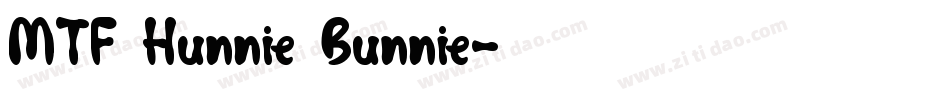 MTF Hunnie Bunnie字体转换